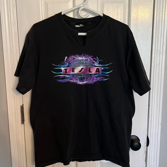 Gildan Vintage Tesla 2002 North America tour - Picture 1 of 7